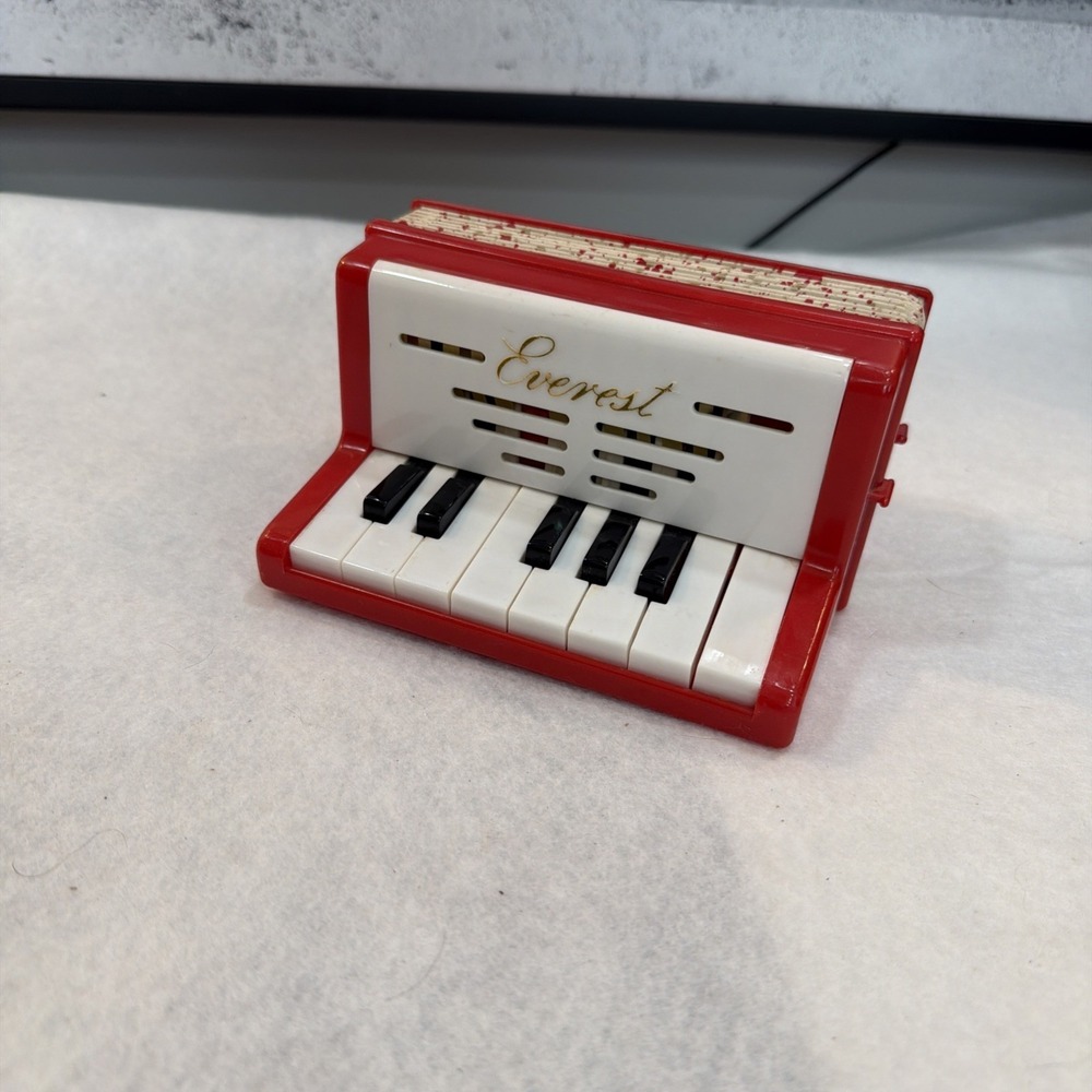 Vintage 1950's Everest Children's‎ Trainer Training Piano Accordion Unique Rare3